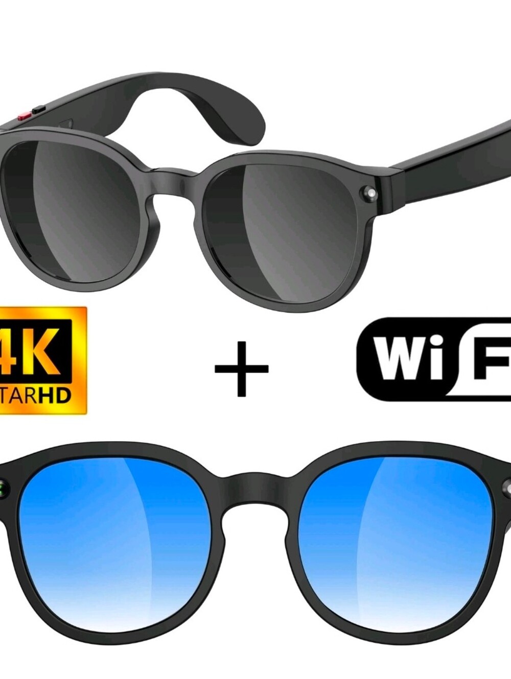 AIMB-S1 Smart Glasses with Camera Anti-shake 1080P Video/Audio AI Translation